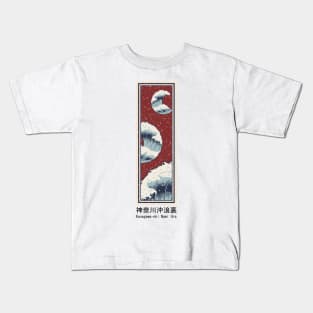 Kanagawa-oki Nami Ura Kids T-Shirt